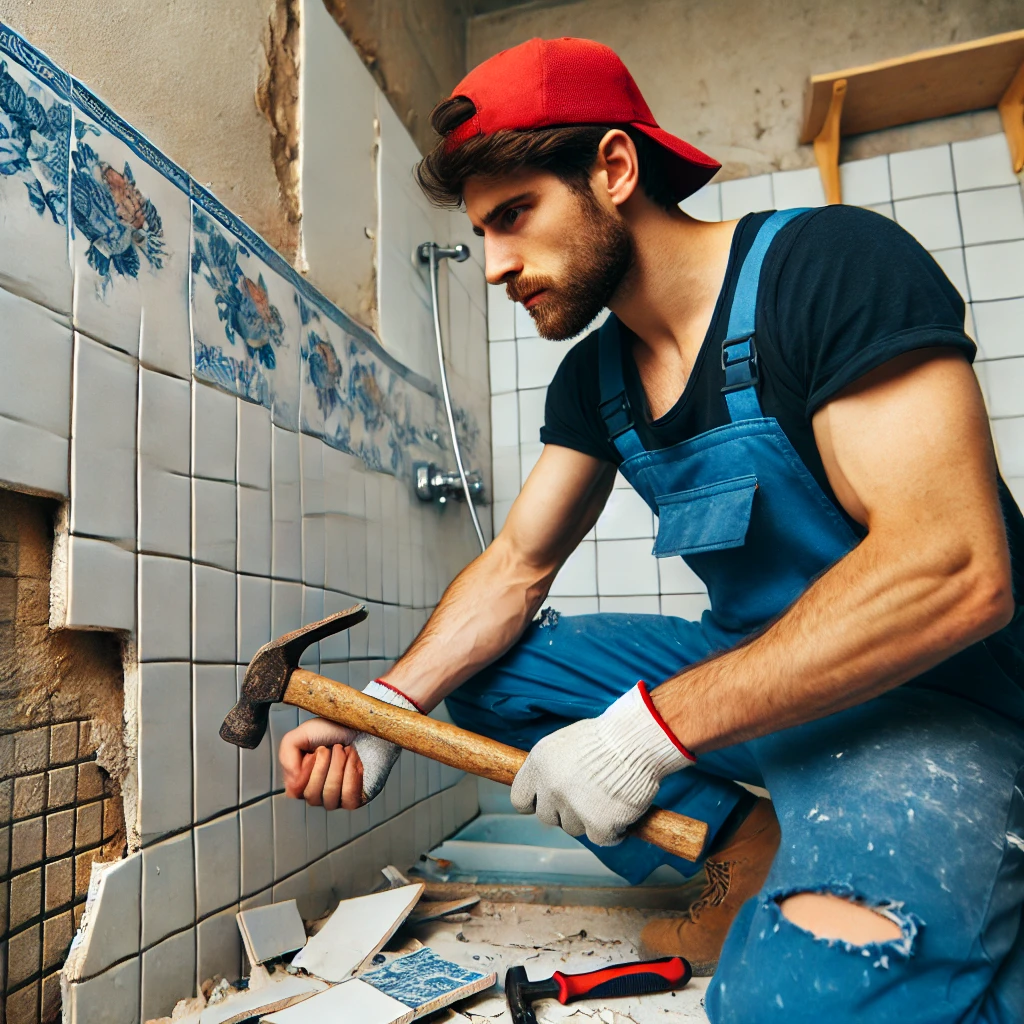 lupanje kupatila, svi radovi u kupatilu, lepljenje plocica pozarevac